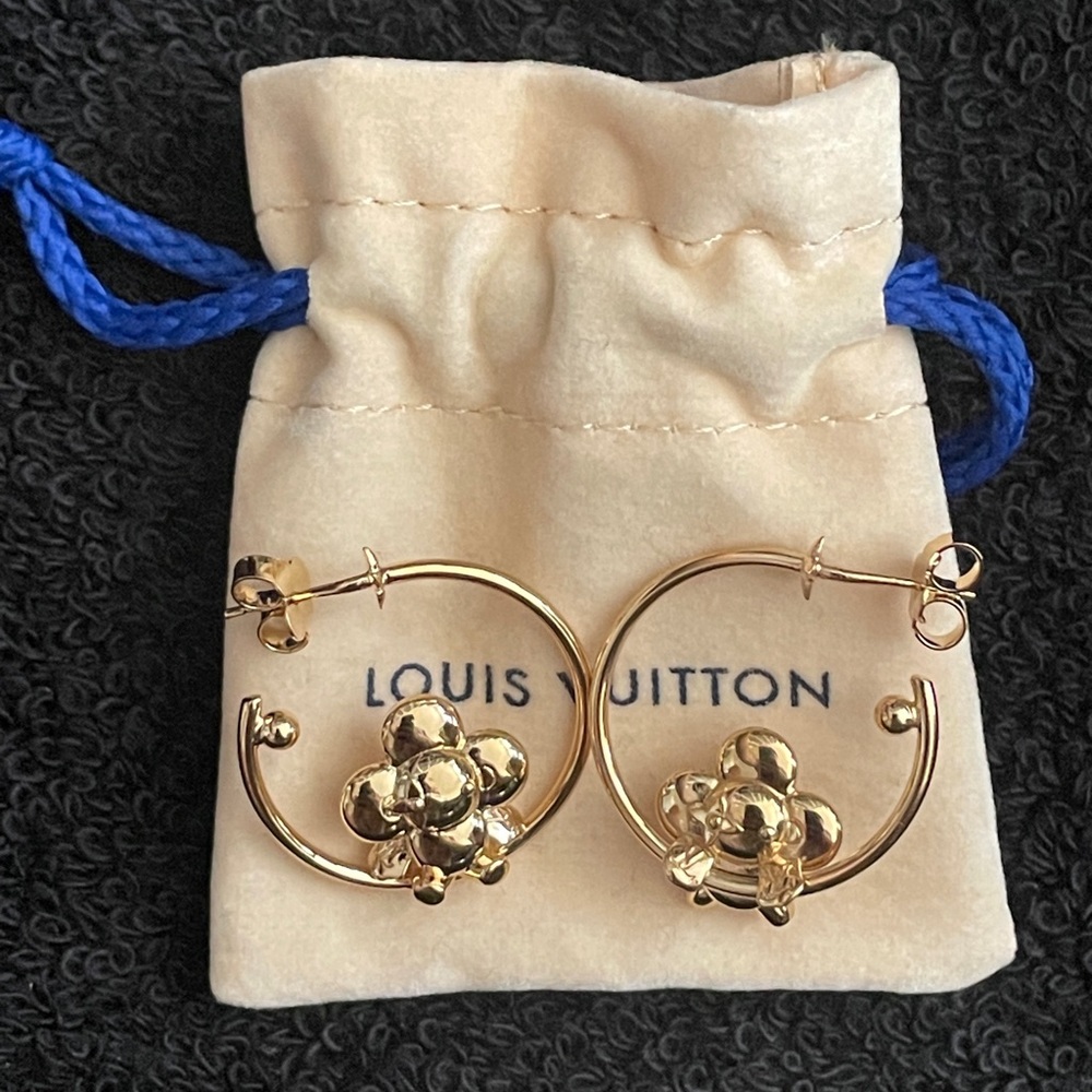 LV vivienne gymnast earrings